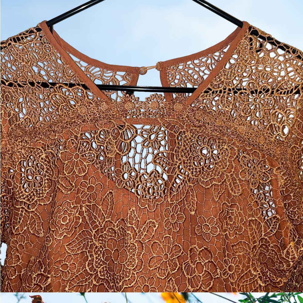 Goldie Amanda Orange Lace Dress - Picture 10 of 13